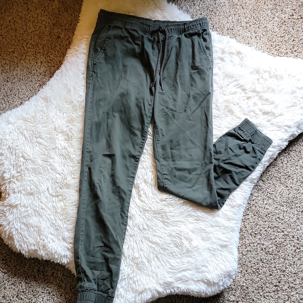Forever 21 dark green men's joggers